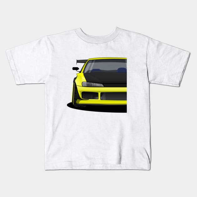 Drift Car Kids T-Shirt by turboosted